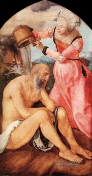  Seine Kunst - Job und seine Frau Nothern Renaissance Albrecht Dürer